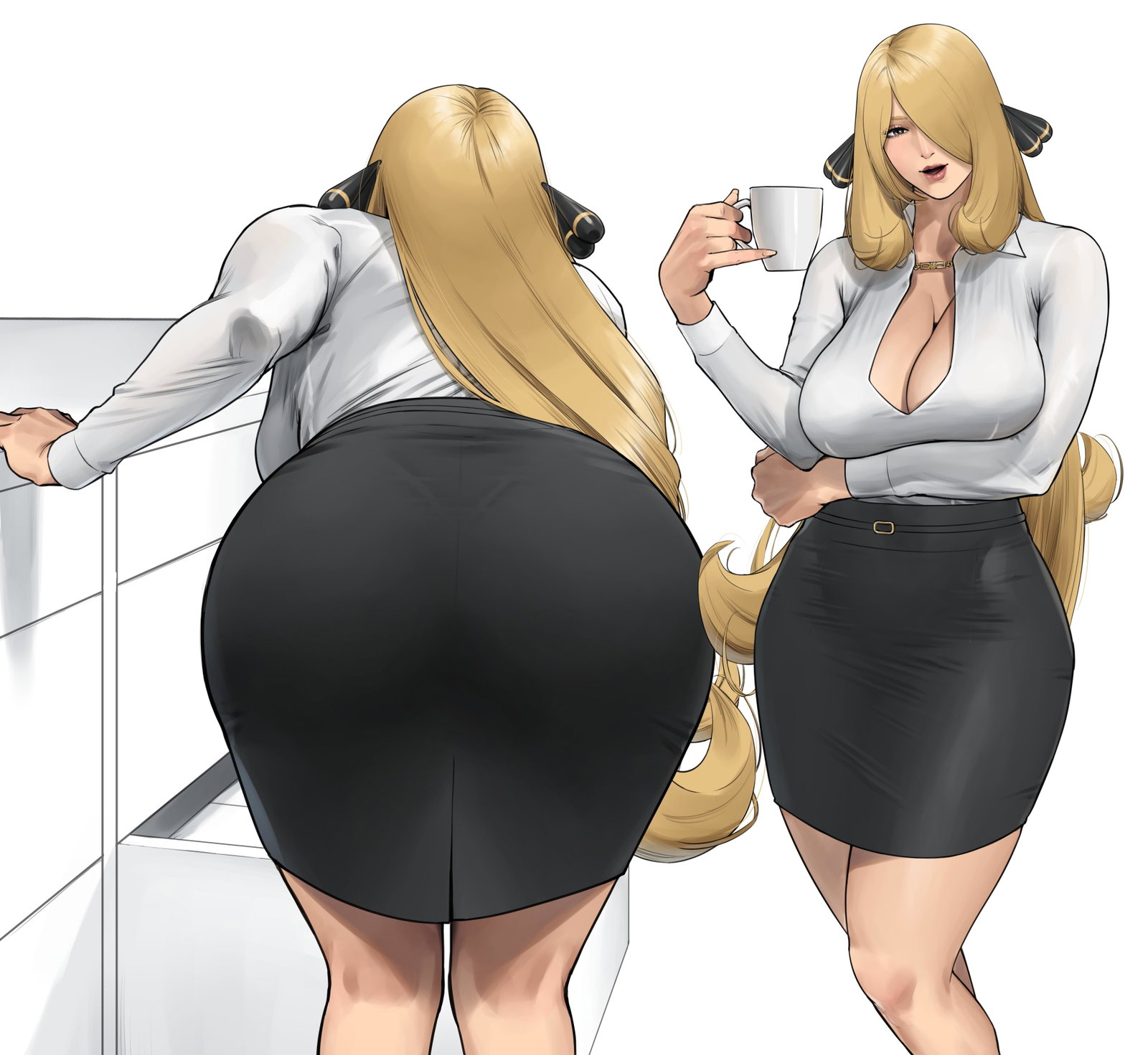 Office Siren Cynthia (Wasabishouyu34) [Pokemon]