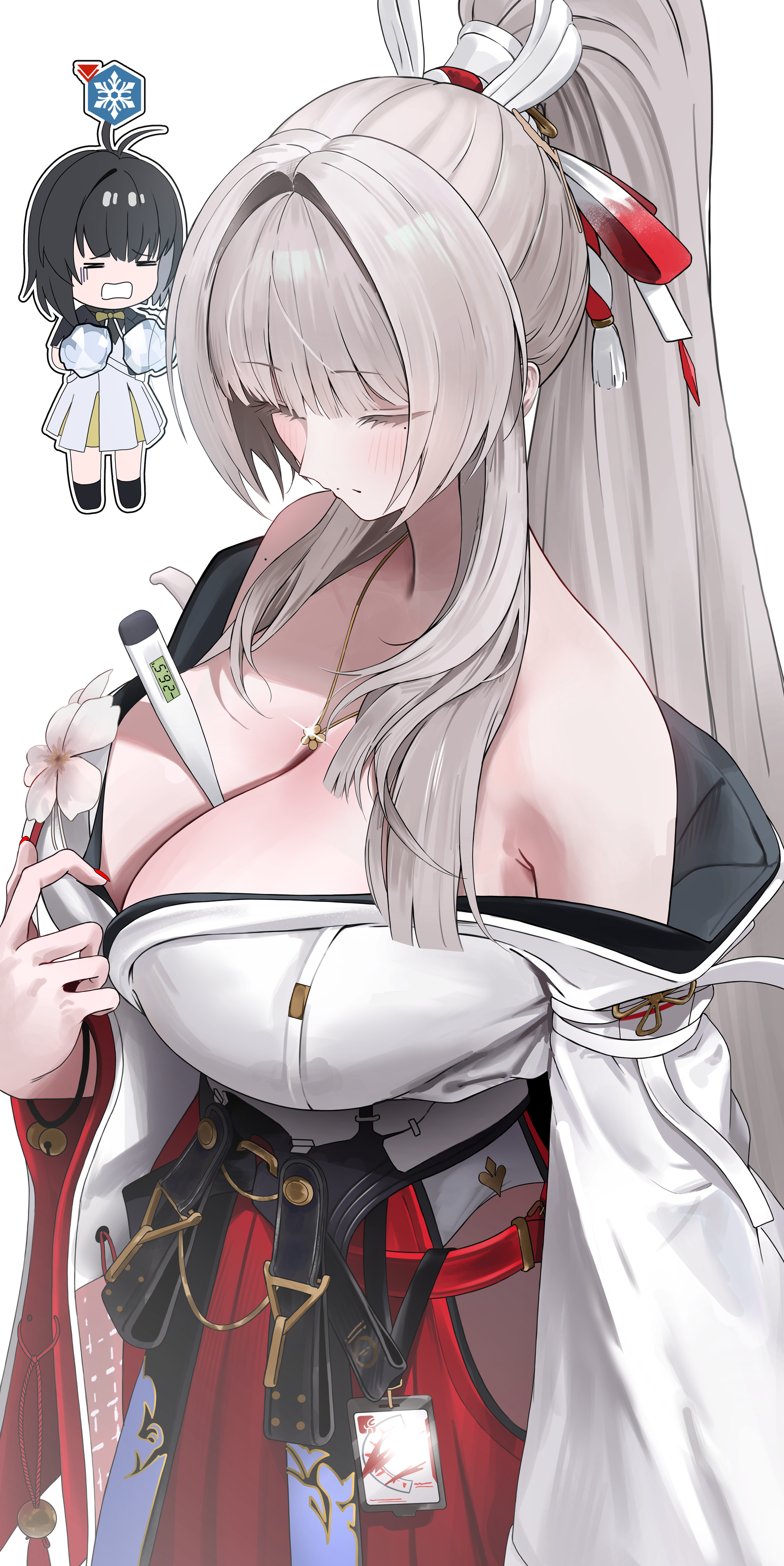 Hiyuki's freezing cold boobs?!